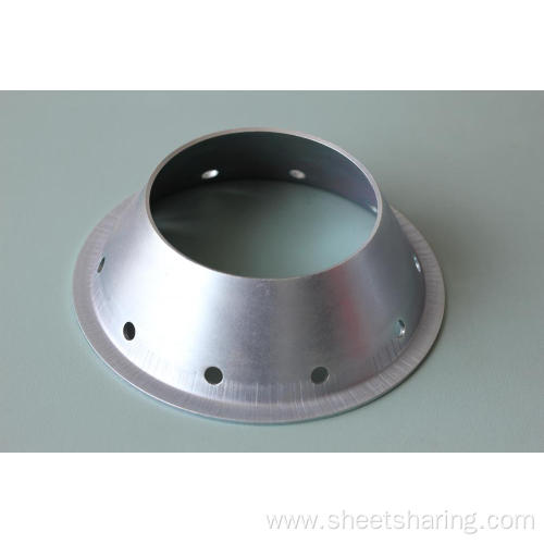 Metal shock absorber housing